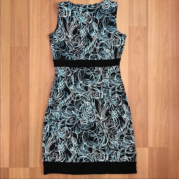 Loft by Ann Taylor petite swirly sheath sleeveless - Picture 2 of 6